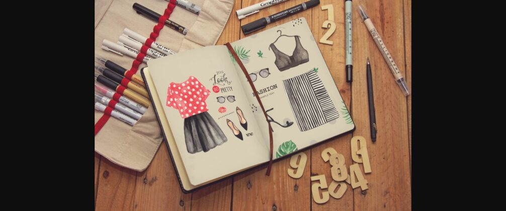 Journal Diary Notebook Sketch Poster 1