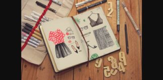 Journal Diary Notebook Sketch Poster 1