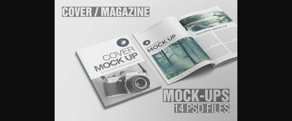 Magazine Mockup Poster 1