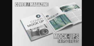 Magazine Mockup Poster 1