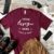 Maroon Bella Canvas 3001 T Shirt Mockup