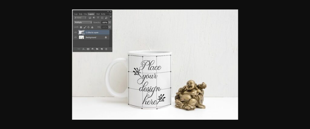 Meditation Coffee Mug Mockup Poster 4