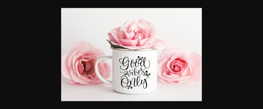 Metal Enamel Pink Mug Mockup Poster 4