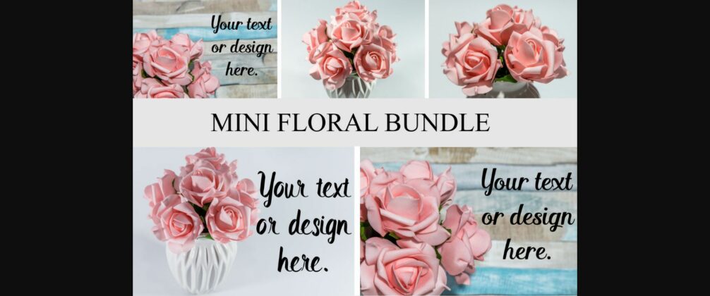 Mini Floral Mockup Bundle Poster 1