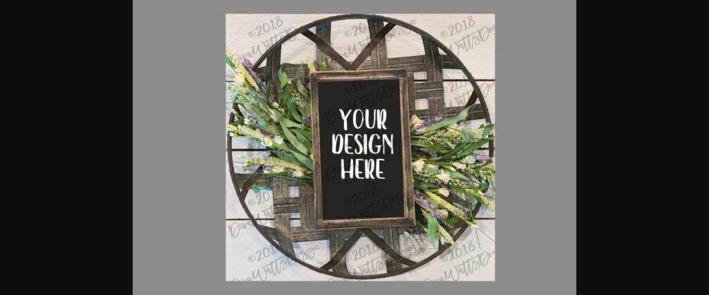 Mock-Up Farmhouse Sign Poster 1