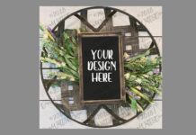 Mock-Up Farmhouse Sign Poster 1