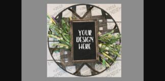 Mock-Up Farmhouse Sign Poster 1