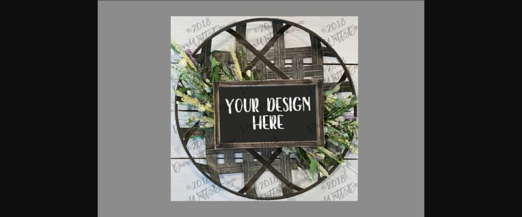 Mock-Up Farmhouse Sign Poster 1