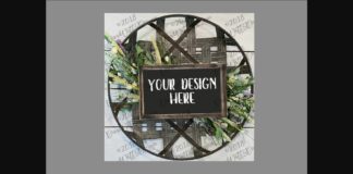 Mock-Up Farmhouse Sign Poster 1