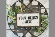 Mock-Up Farmhouse Sign Poster 1