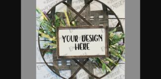 Mock-Up Farmhouse Sign Poster 1