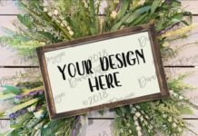 Mock-Up Farmhouse Sign Poster 1