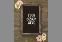 Mock-Up Farmhouse Sign Poster 1