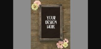 Mock-Up Farmhouse Sign Poster 1