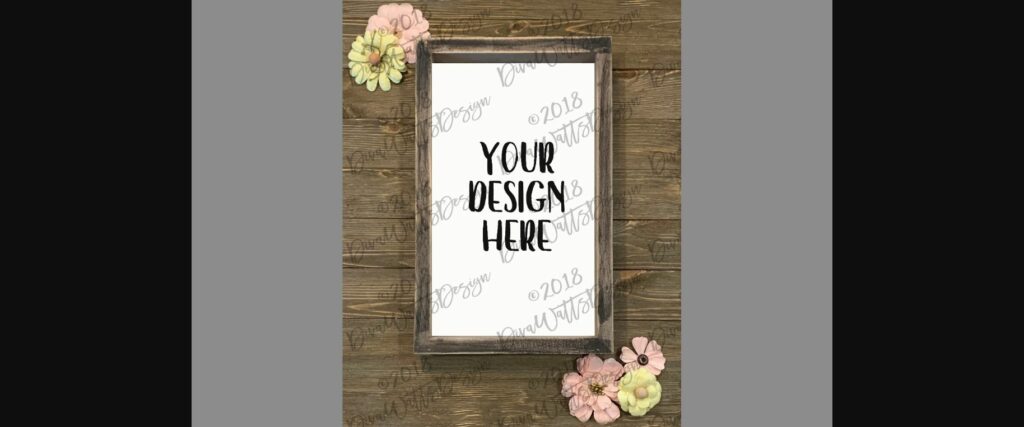 Mock-Up Farmhouse Sign Poster 1