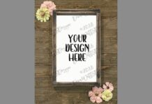 Mock-Up Farmhouse Sign Poster 1