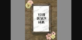 Mock-Up Farmhouse Sign Poster 1