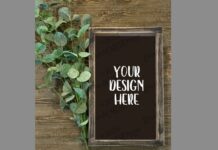 Mock-Up Farmhouse Sign Poster 1