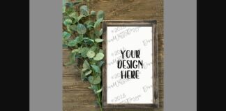 Mock-Up Farmhouse Sign Poster 1