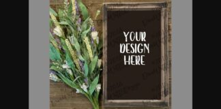 Mock-Up Farmhouse Sign Poster 1