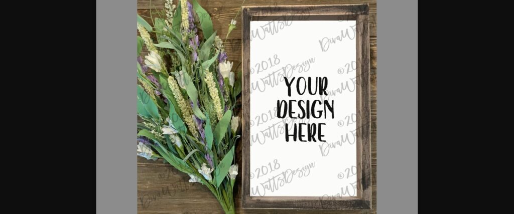 Mock-Up Farmhouse Sign Poster 1