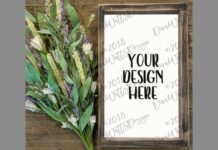 Mock-Up Farmhouse Sign Poster 1