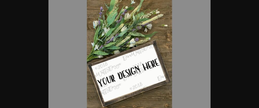 Mock-Up Farmhouse Sign Poster 1