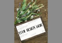 Mock-Up Farmhouse Sign Poster 1