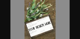 Mock-Up Farmhouse Sign Poster 1