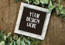 Mock-Up Farmhouse Sign Poster 1