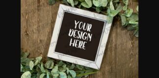 Mock-Up Farmhouse Sign Poster 1