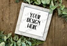 Mock-Up Farmhouse Sign Poster 1