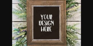 Mock-Up Farmhouse Sign Poster 1