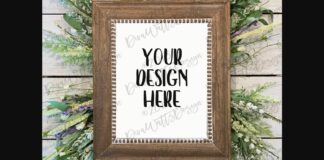 Mock-Up Farmhouse Sign Poster 1