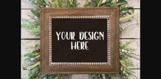 Mock-Up Farmhouse Sign Poster 1