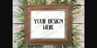 Mock-Up Farmhouse Sign Poster 1