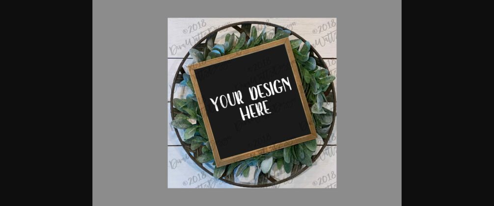 Mock-Up Farmhouse Sign Poster 1