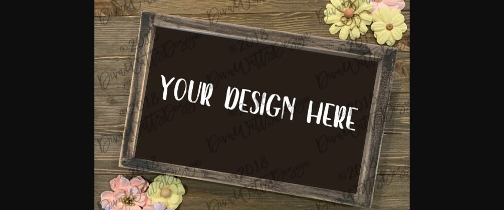 Mock-up Farmhouse Sign Poster 1