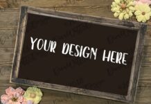 Mock-up Farmhouse Sign Poster 1