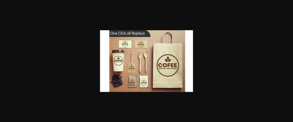 Mockup Brand Logo Coffe Poster 1