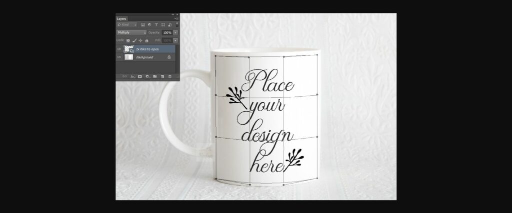 Mockup White Mug Minimal Feminine Photo Poster 4