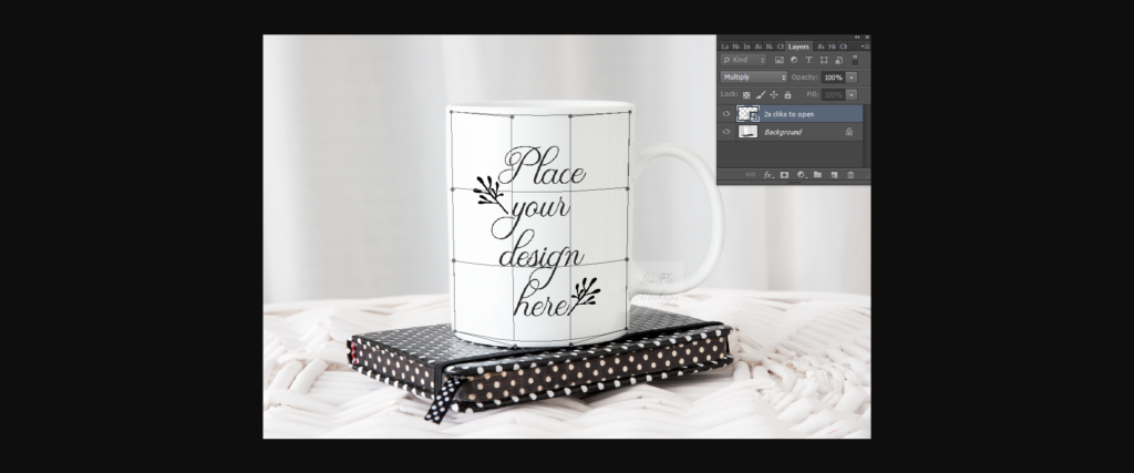 Modern Feminine Coffee White Mug Mockup Poster 4