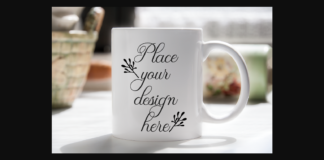 Morning Coffee Mug Mockup Poster 1