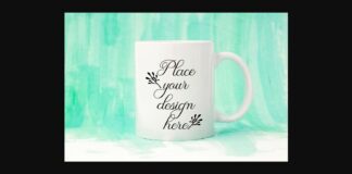 Mug Mockup Mint Green Mock Up Poster 1