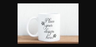 Neutral Coffee Cup Mockup Poster 1