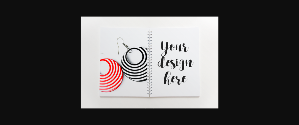 Notebook Spiral Note Pad Mockup Poster 4