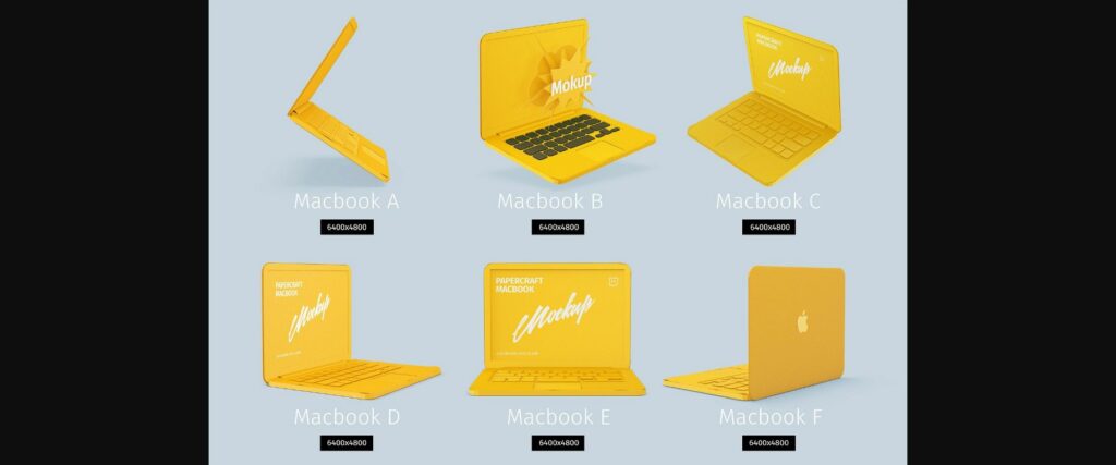 Paper Model Macbook Poster 4