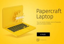 Paper Model Macbook Poster 1