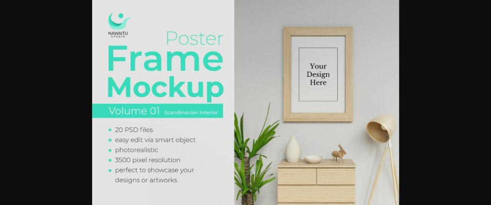 Poster Frame Mockup Vol. 1 Scandinavia Poster 1