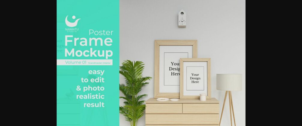 Poster Frame Mockup Vol. 1 Scandinavia Poster 5